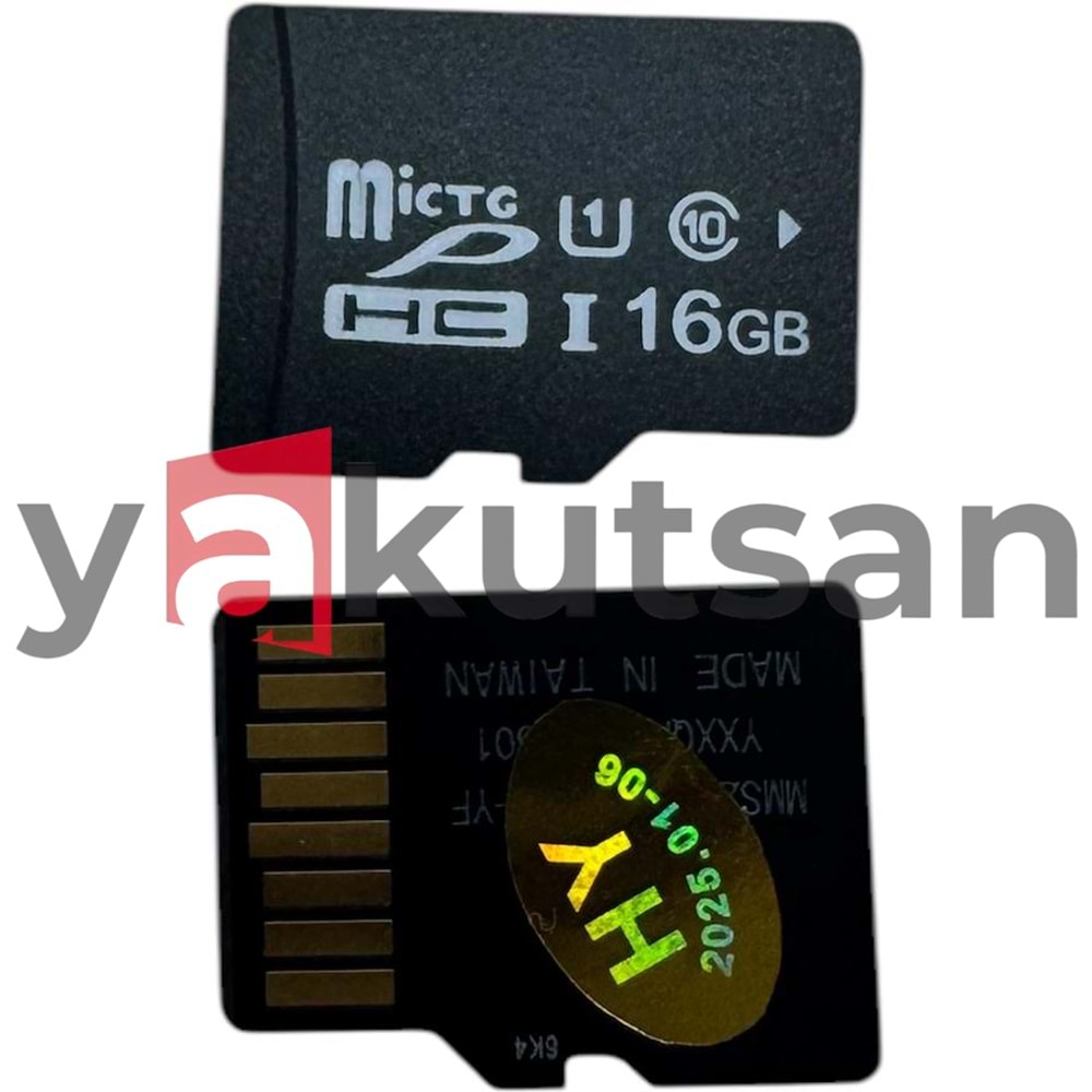 16GB Micro SD Hafıza Kart