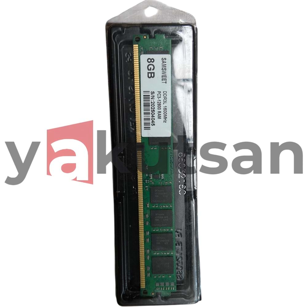 8GB DDR3L 1600MHz MASAÜSTÜ