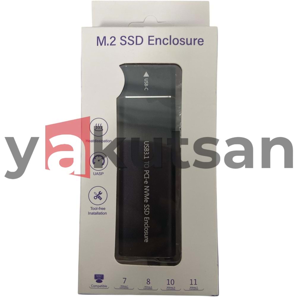 M.2 SSD USB3.1 TO PCI-e NVMe SSD ENCLOSURE