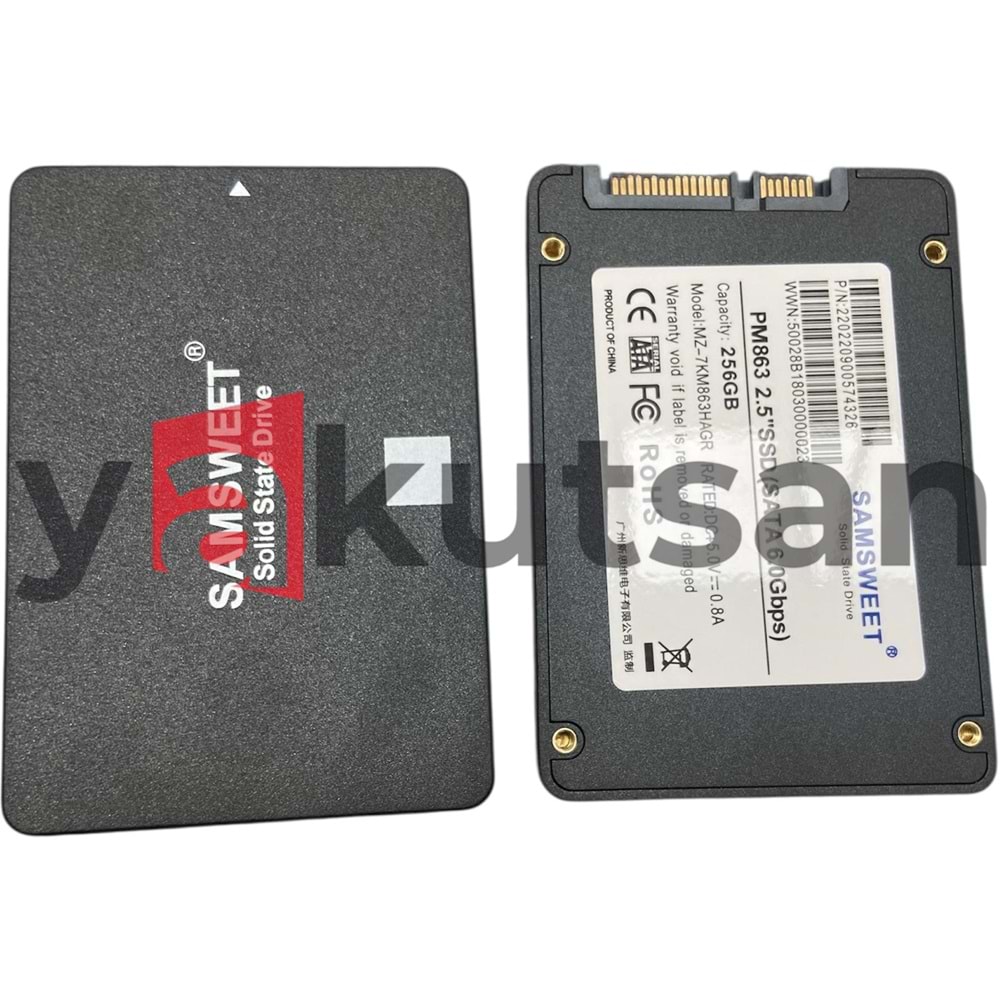 256GB 2.5 SSD SATA 6.0GBPS