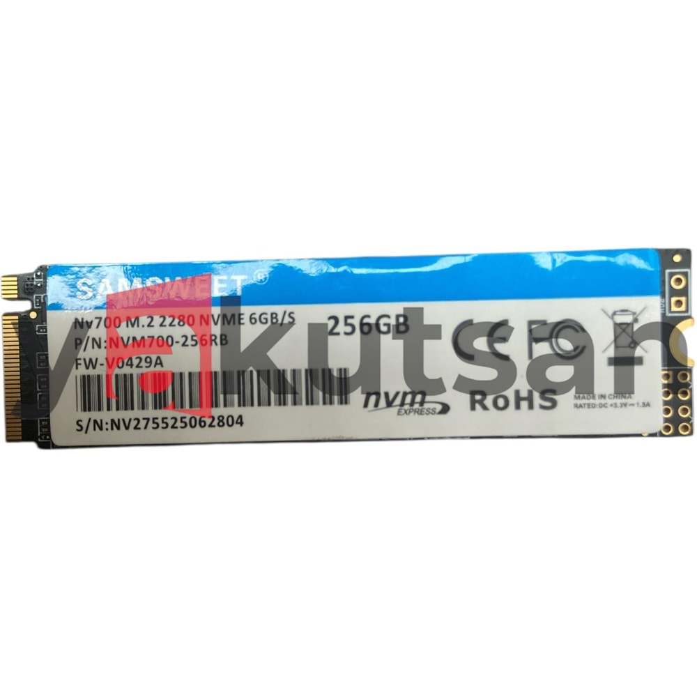 256GB NV700 M.2 2280 NVME 6GB/S