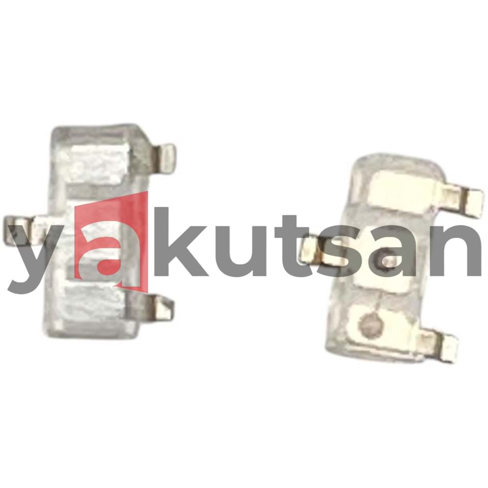 KM-23SRD-F Kırmızı LED 640 nm 3-Pinli, Dikdörtgen Mercekli, SMD Montaj SOT-23