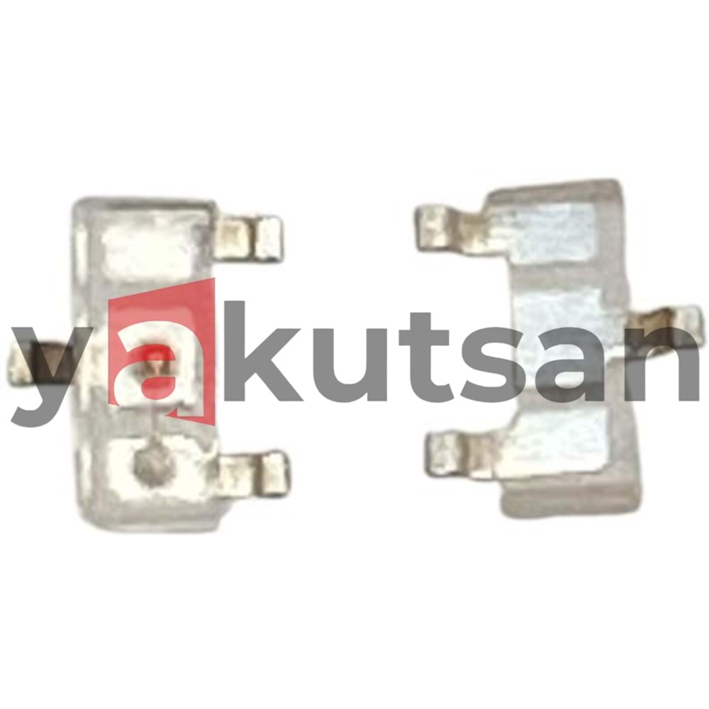 KM-23SGC-F Yeşil LED 568 nm 3-Pinli, Dikdörtgen Mercekli, SMD Montaj SOT-23