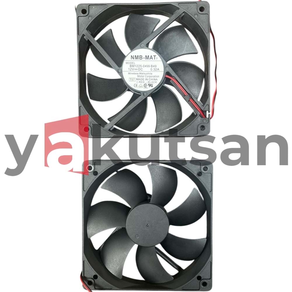 BM1225-04W-B49 12V DC 0.32A 120*120*25 MM