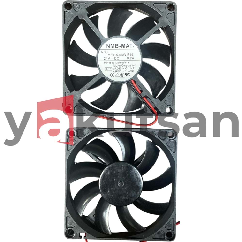 BM8015-04W-B49 24V DC 0.2A 80*80*15 MM