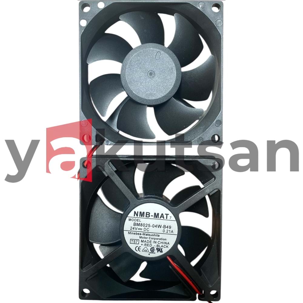 BM8025-04W-B49 24V DC 0.21A 80*80*25 MM