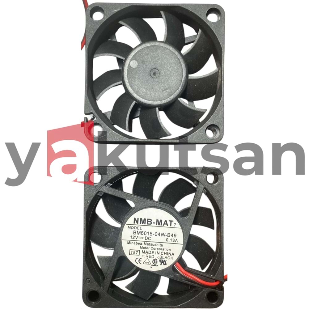 BM6015-04W-B49 12V DC 0.13A 60*60*15
