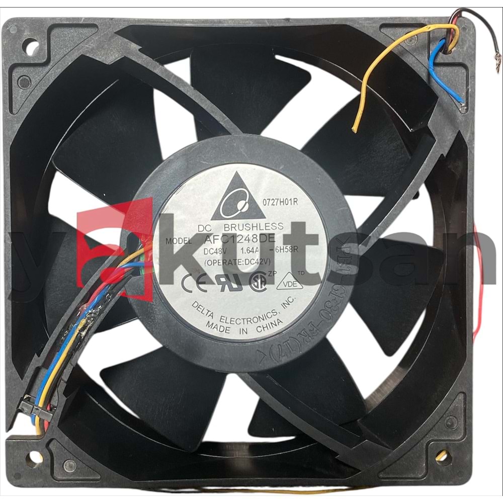 AFC1248DE DC48V 1.64A-6H58R 120*120*40 MM