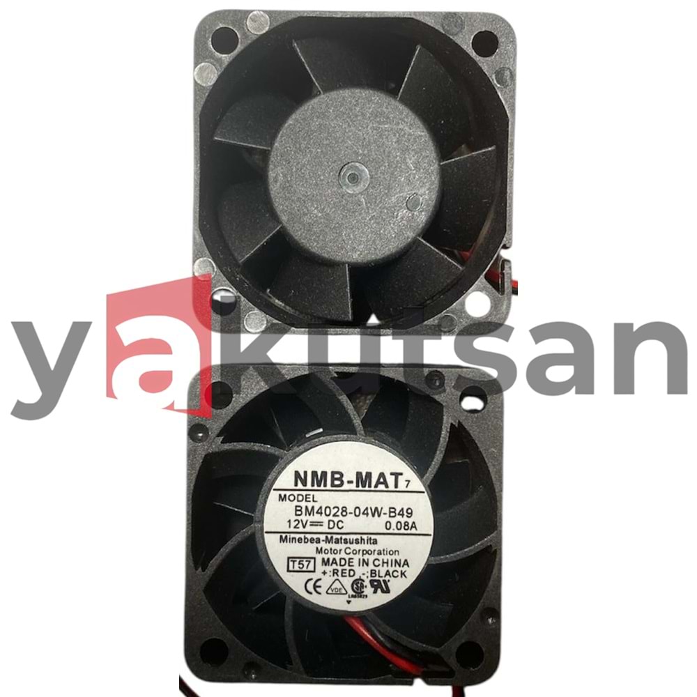 BM4028-04W-B49 12V DC 0.08A 40*40*30 MM
