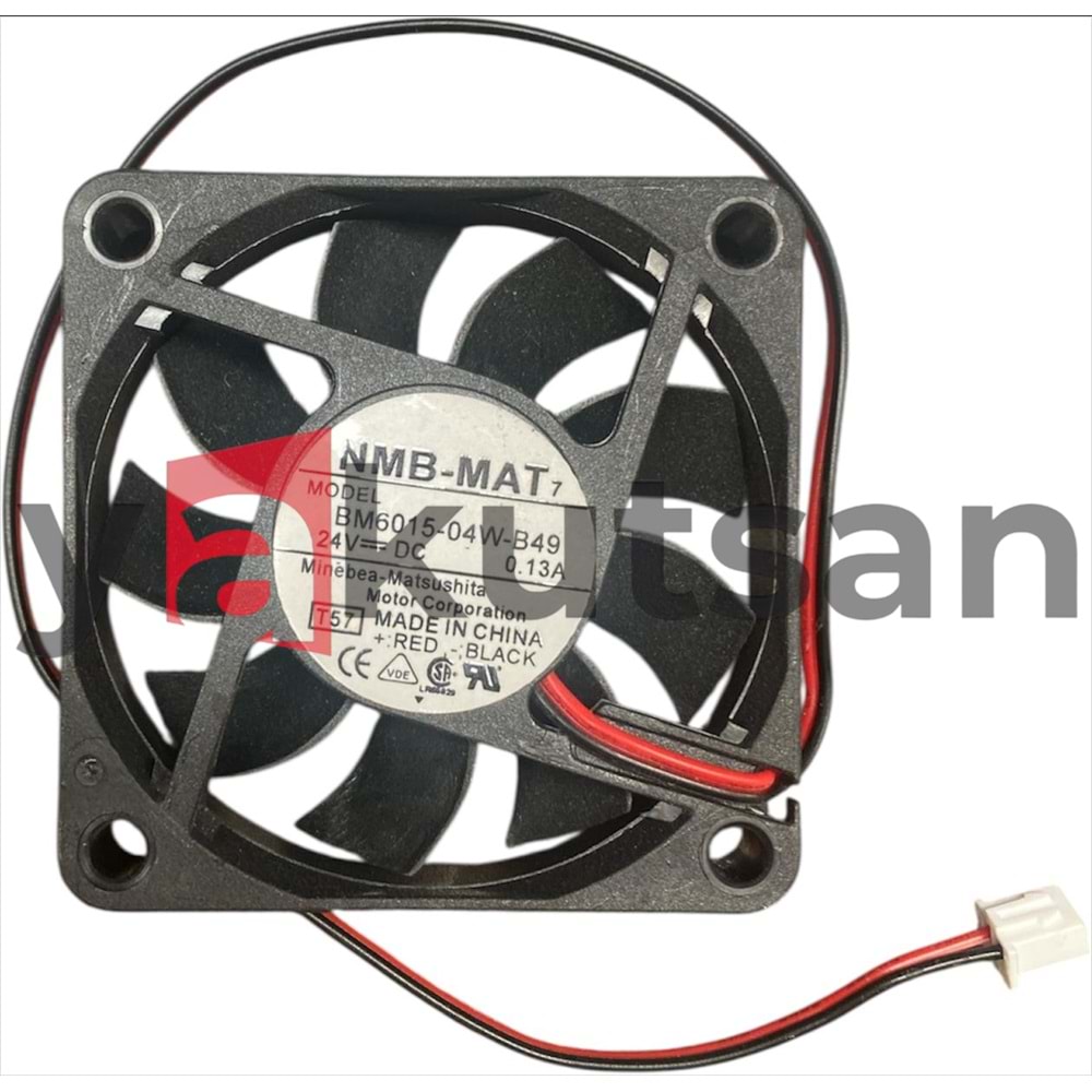 BM6015-04W-B49 24V DC 0.13A 60*60*15 MM
