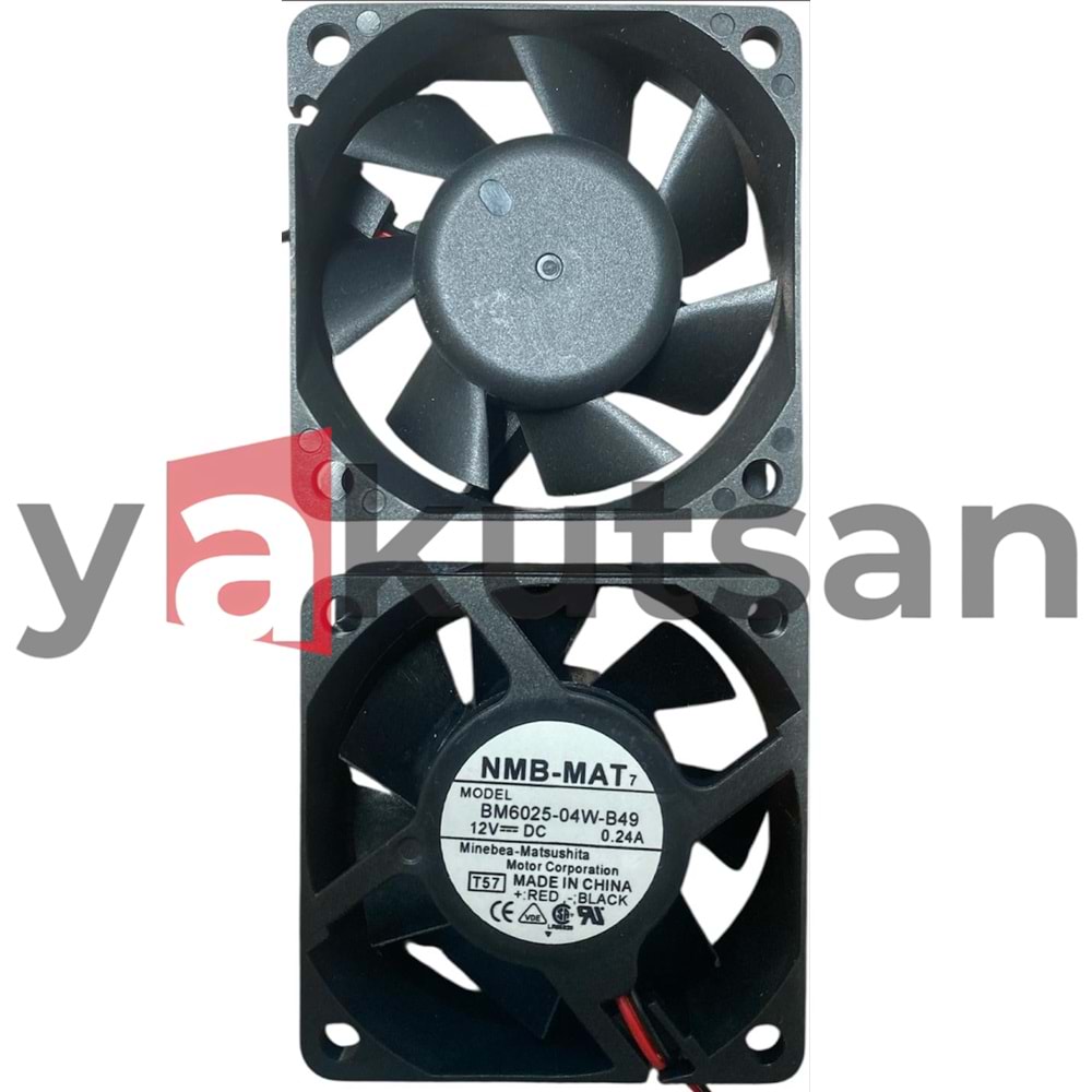 BM6025-04W-B49 12V DC 0.24A 60*60*25