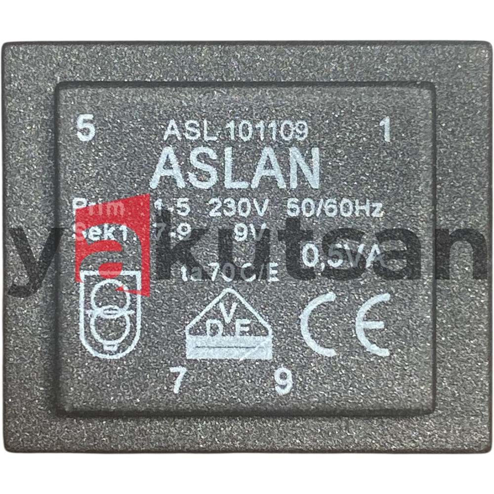 ASL101109 0.5VA 9V 50/60HZ 230V
