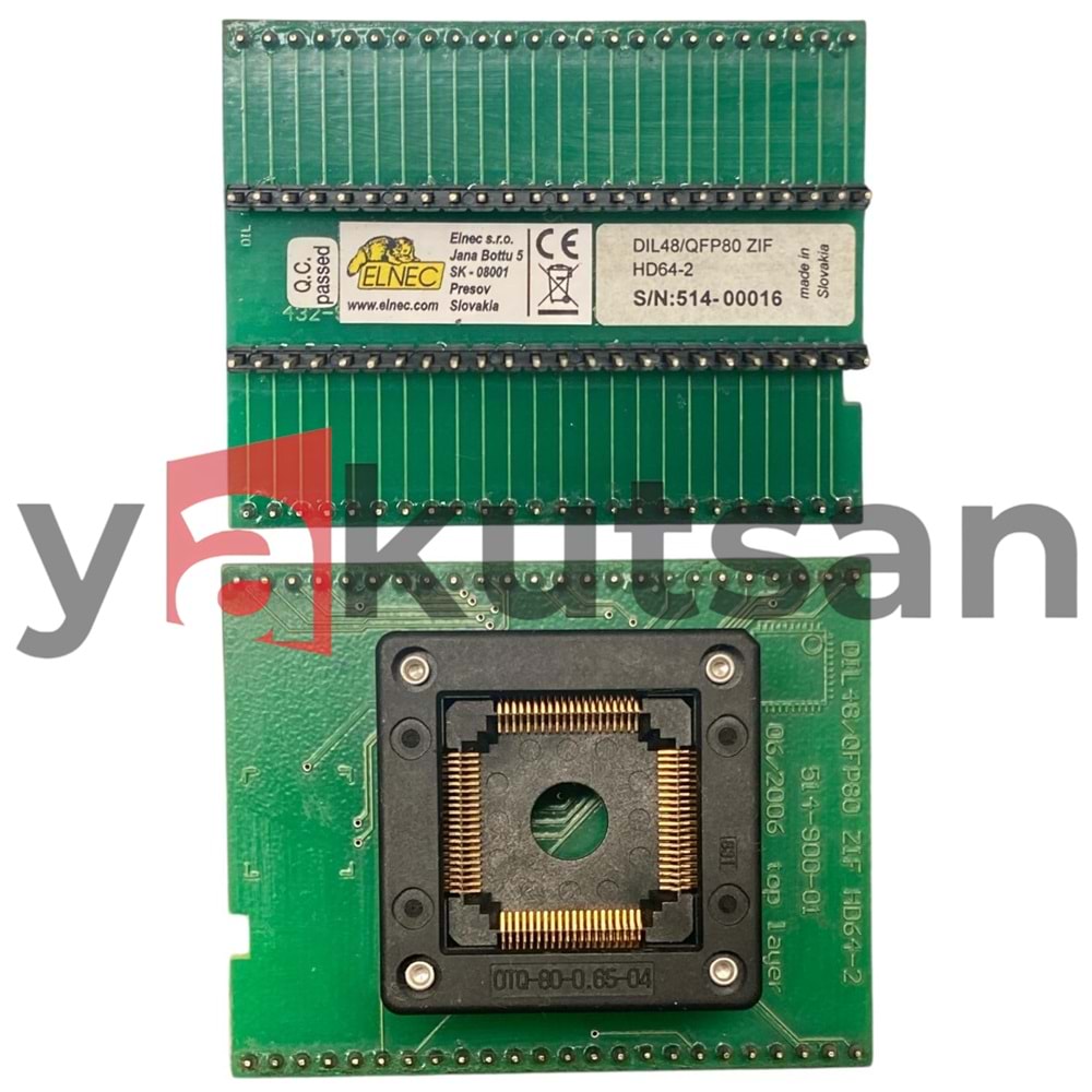 DIL48/QFP80 ZIF HD64-2