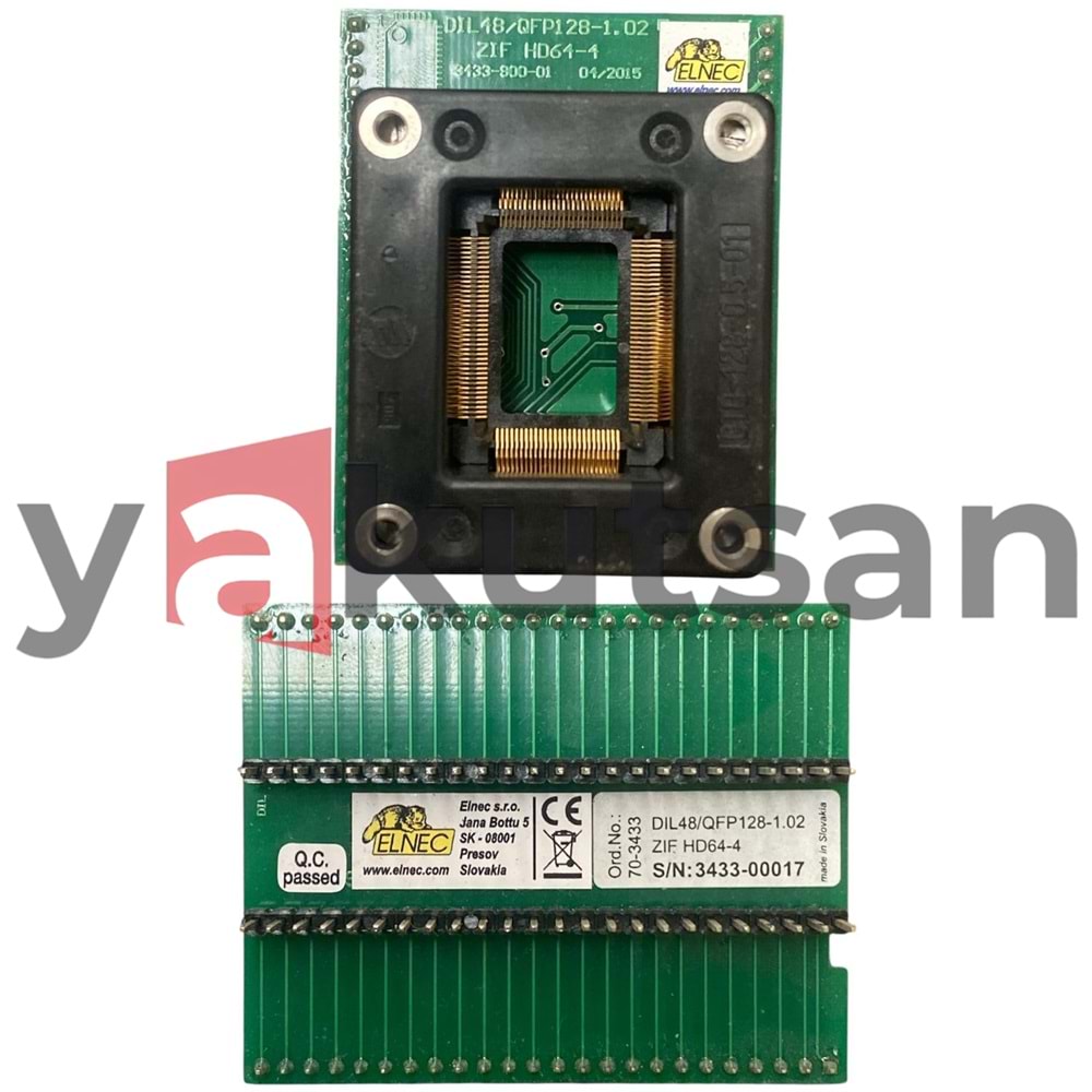 DIL48/QFP128-1.02 ZIF HD64-4 70-3433