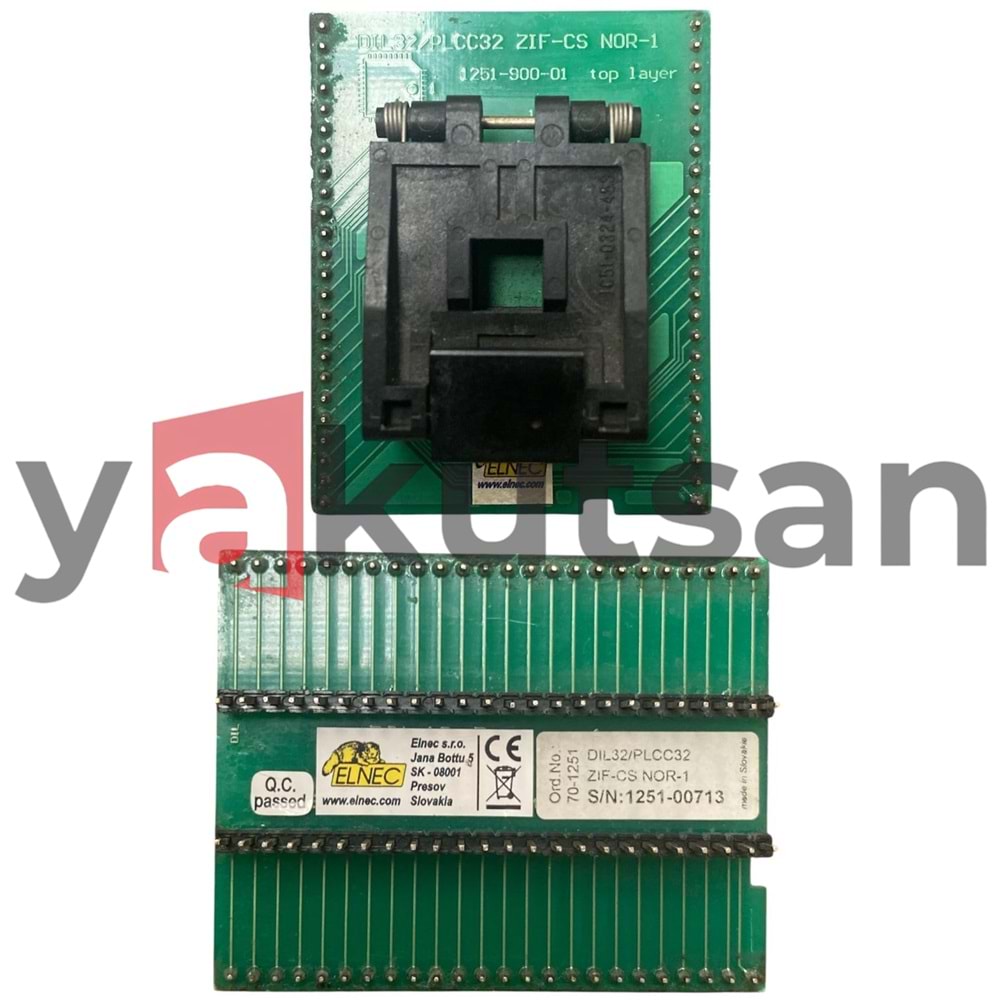 DIL32/PLCC32 ZIF-CS NOR-1 70-1251