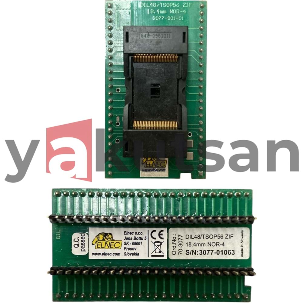 DIL48/TSOP56 ZIF 18.4mm NOR-4 70-3077