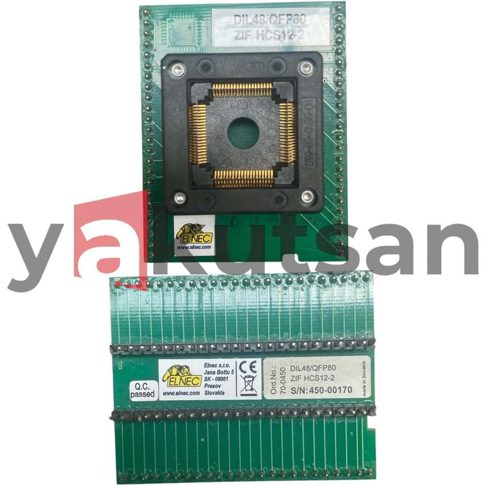 DIL48/QFP80 ZIF HCS12-2 70-0450