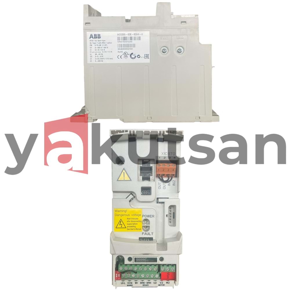 ABB ACS355-03E-02A4-4 0.75KW