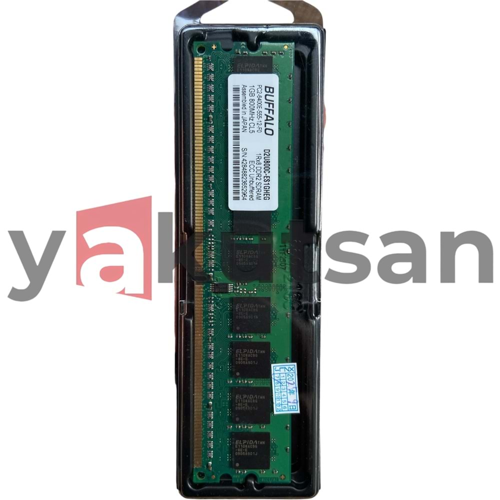 1GB 800MHZ CL5 1Rx8 DDR2