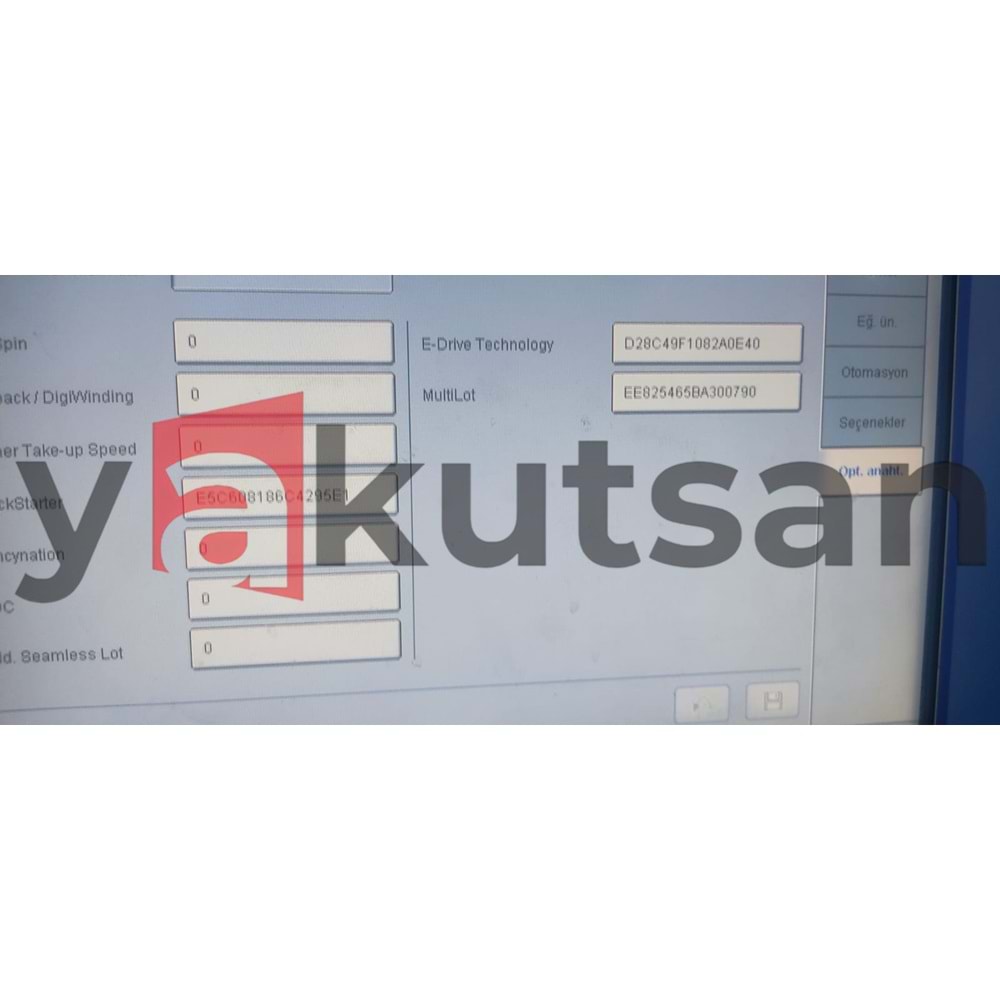 SAURER AUTOCORO 8 E3 MULTİLOT 3 480 SPİNDLE