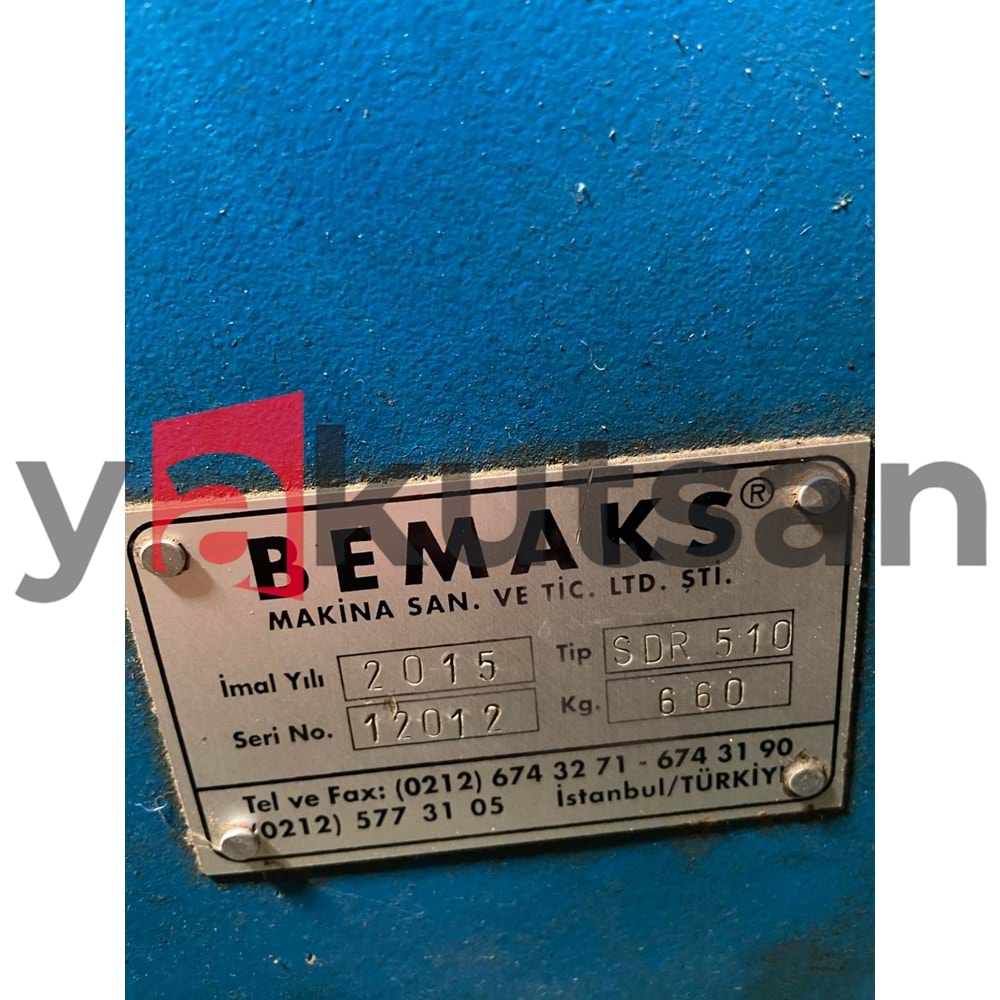 BEMAKS MANŞON TAŞLAMA MAKİNASI