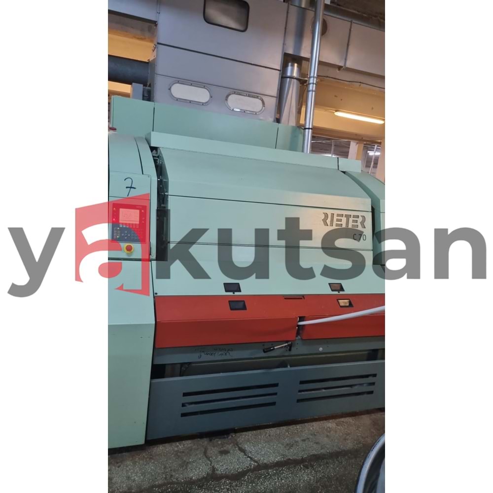 KOMPLE SATLIK RİETER R60 İPLİK TESİSİS-COMPLETE RİETER R60 SPİNİNG PLANT FOR SALE