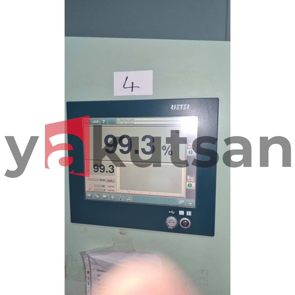 KOMPLE SATLIK RİETER R60 İPLİK TESİSİS-COMPLETE RİETER R60 SPİNİNG PLANT FOR SALE