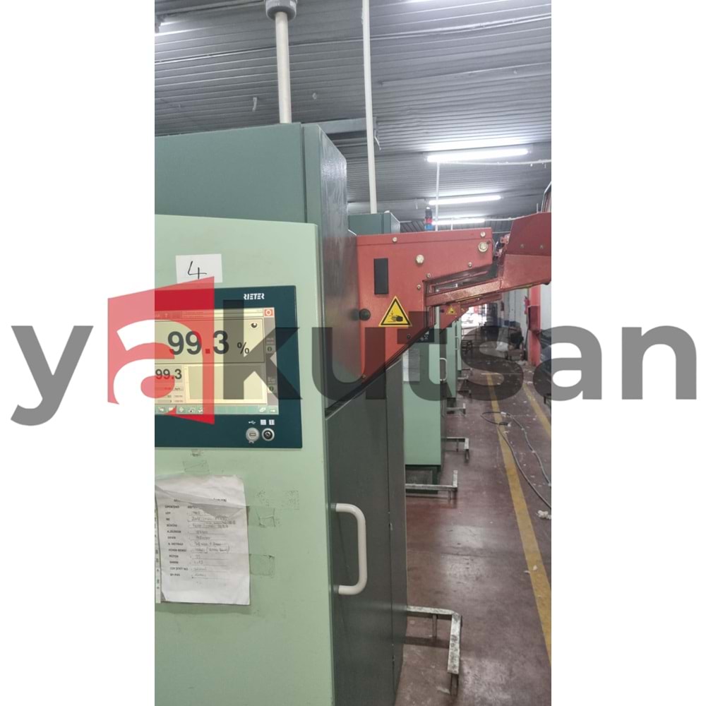 KOMPLE SATLIK RİETER R60 İPLİK TESİSİS-COMPLETE RİETER R60 SPİNİNG PLANT FOR SALE