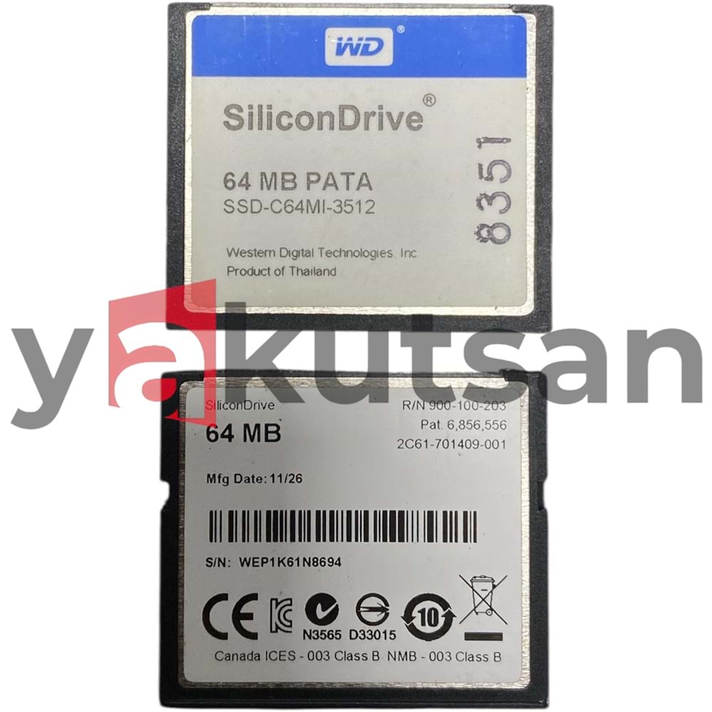 SİLİCON DRİVE 64MB PATA