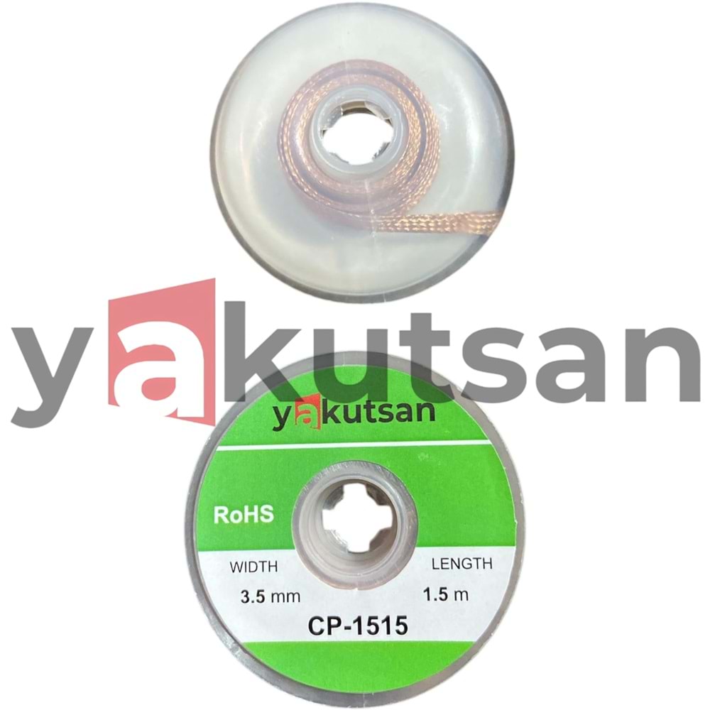 LEHİM ÇEKME TELİ CP-1515 3.5 MM MÜKEMMEL LEHİM EMME ÖZELİĞİ İLE ÖZEL ÜRETİM