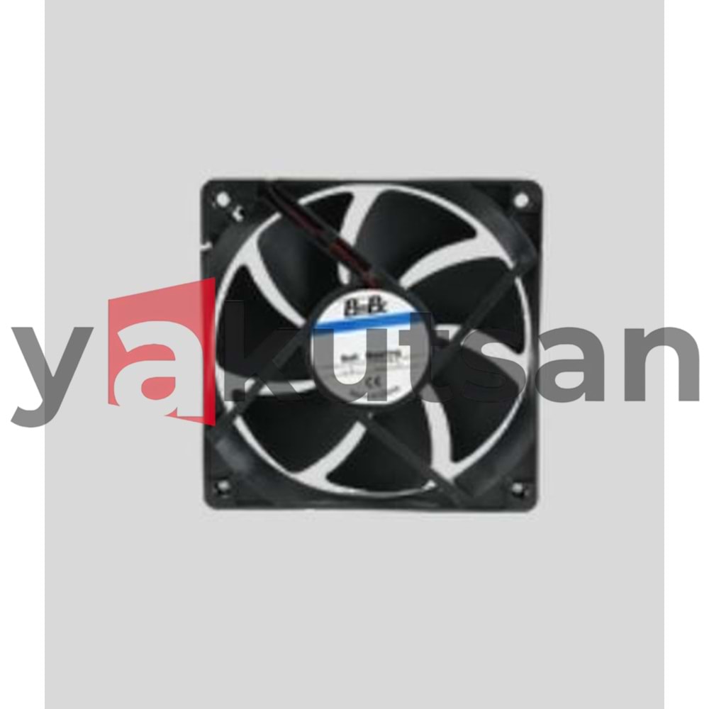 BMBC 12VDC 80mmX80mmX25mm 2,1W 3000RMP 38m³ SEKMAN YATAKLI