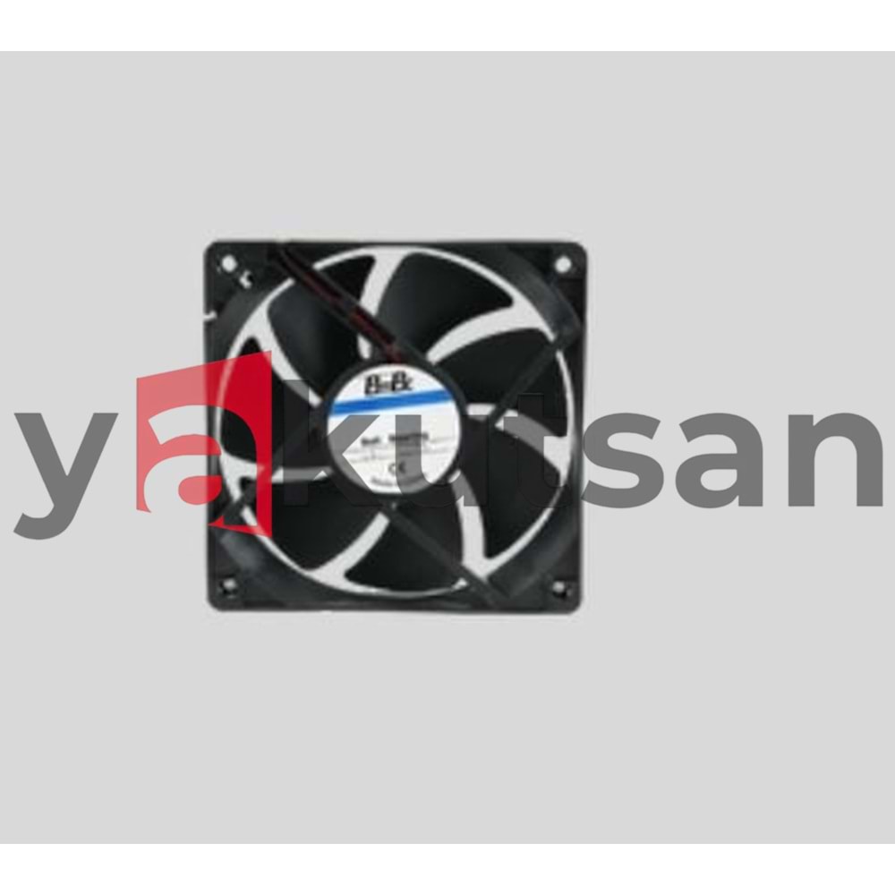 80mmX80mmX25mm 24VDC 2,4W 3000RMP 38m³ SEKMAN YATAKLI