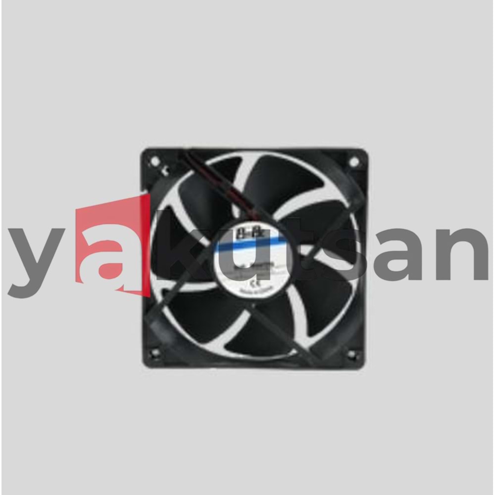BMBC 24VDC 92mmX92mmX25mm 3000RMP 3,8W 45m³ SEKMAN YATAKLI