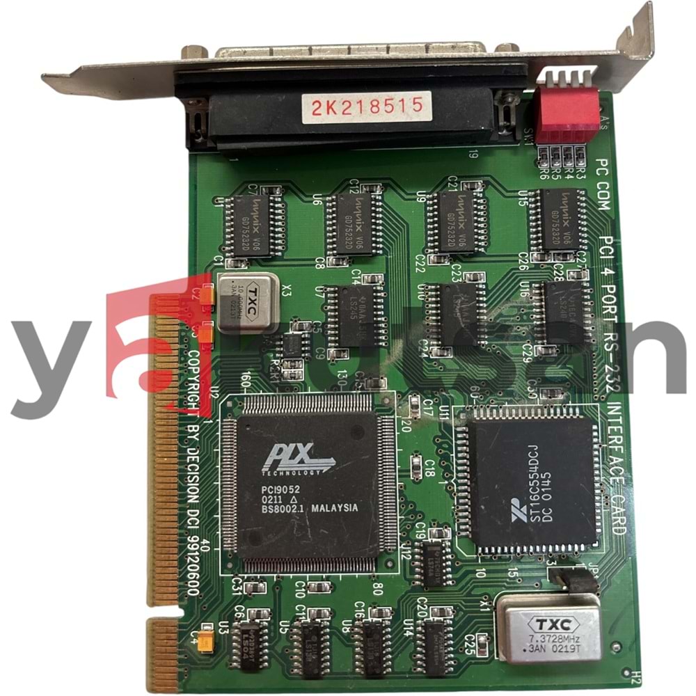 RS 232 INTERFACE CARD JOSSİ KARTI