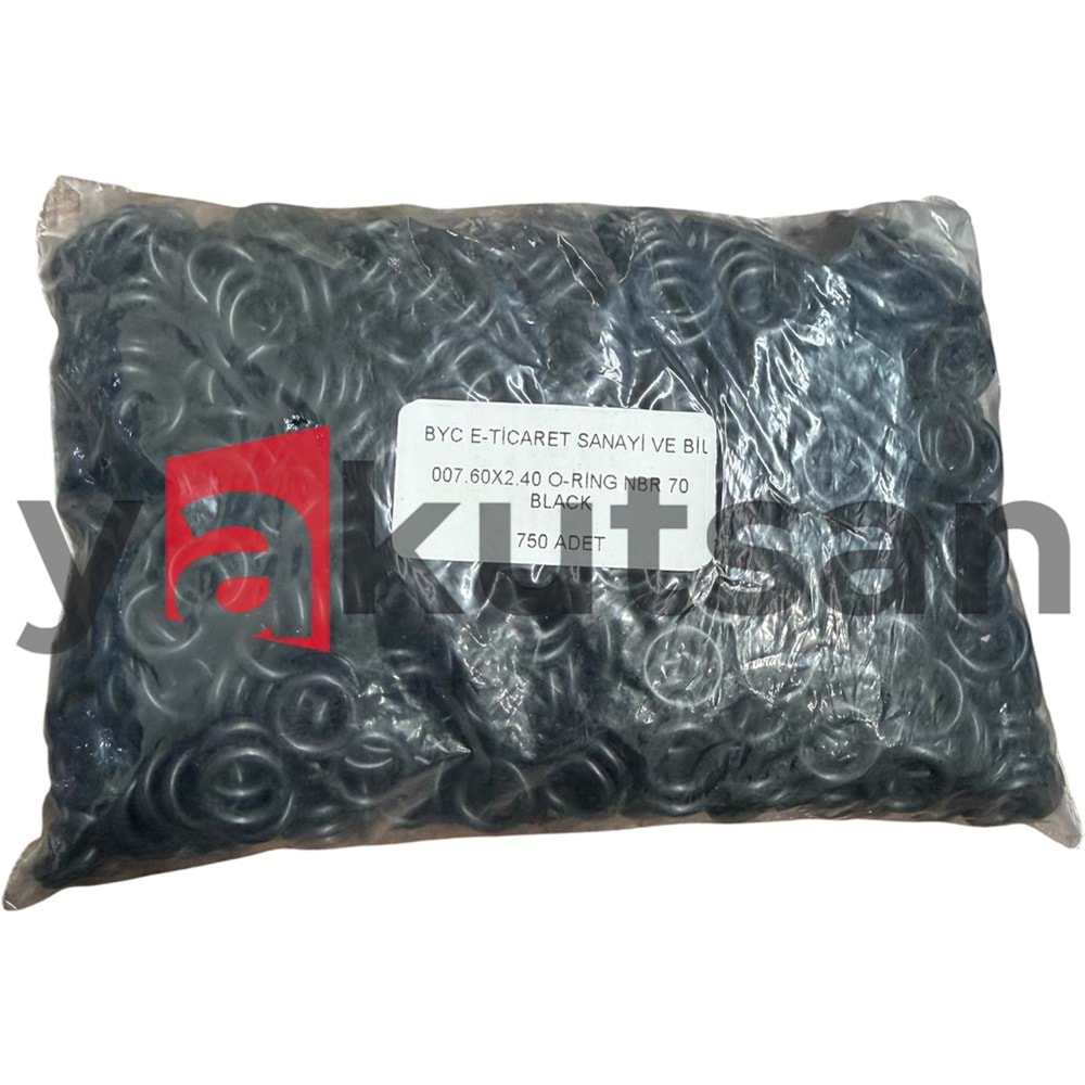 007.60X2.40 O-RİNG NBR 70 BLACK