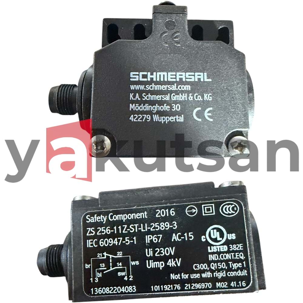 SCHMERSAL ZS256-1 1 Z-ST-LI-2589-3