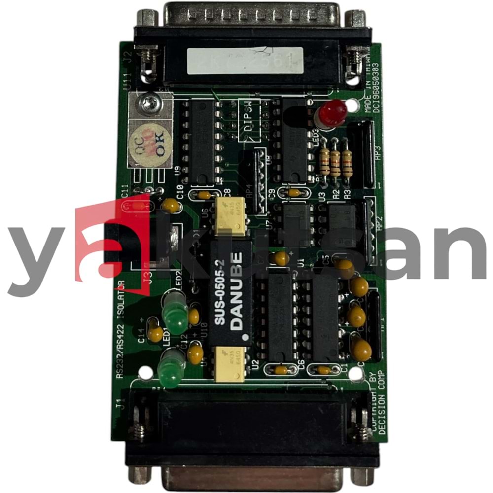 RS232/RS422 ISOLATOR BOB HABERLEŞME KARTI