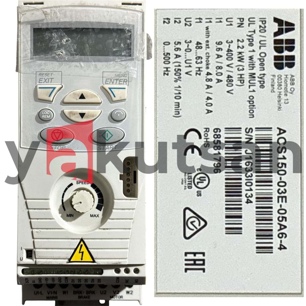 ACS150-03E-05A6-4 2.2KW