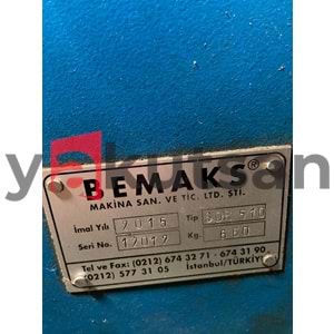 BEMAKS MANŞON TAŞLAMA MAKİNASI