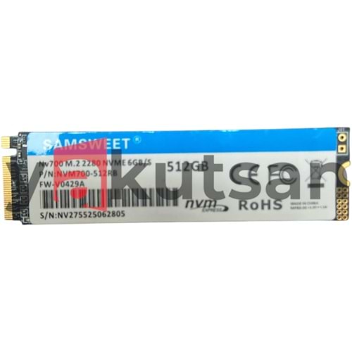 512GB NV700 M.2 2280 NVME 6GB/S