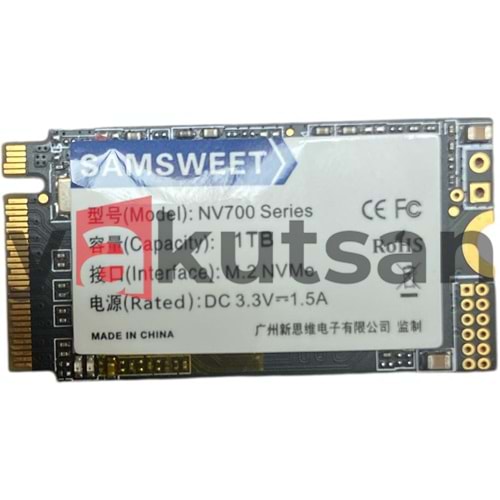 1 TB NV700 SERİES M.2 NVMe