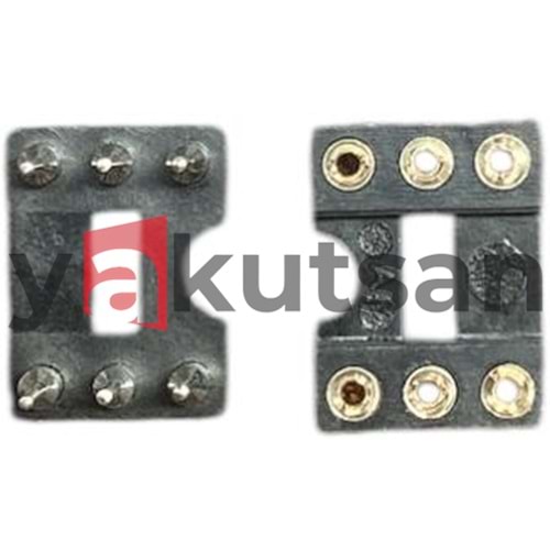 DS1001-01-06BT1NSF6X-GCB 2.54mm 6 PIN FULL GOLD