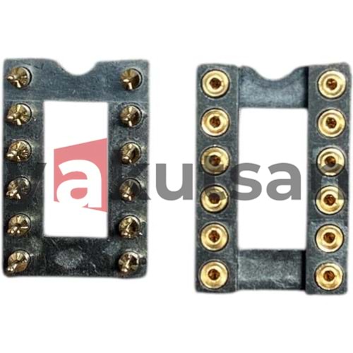 DS1001-01-12B8NSF6 2.54mm 12 PIN FULL GOLD