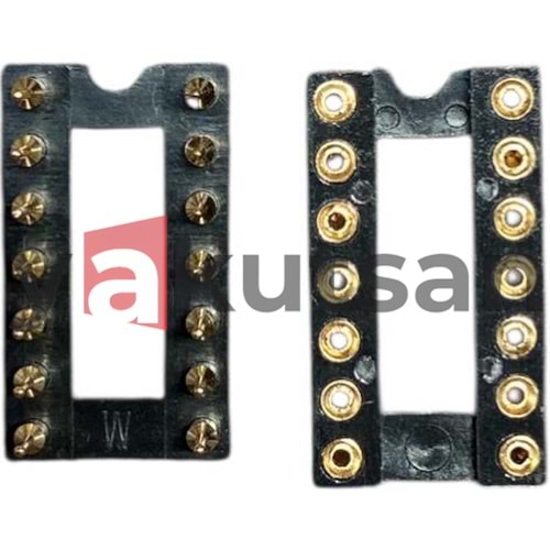 DS1001-01-14B8NSF6 2.54mm 14 PIN FULL GOLD