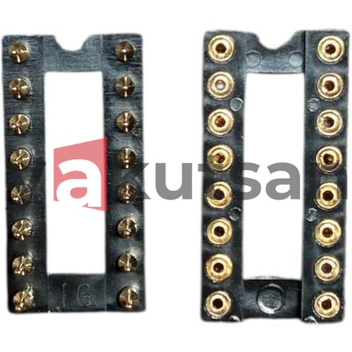 DS1001-01-16B8NSF6S 2.54mm 16 PIN FULL GOLD
