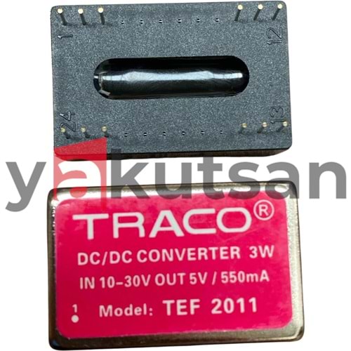 TEF2011 3W IN 10-30V OUT 5V / 550mA