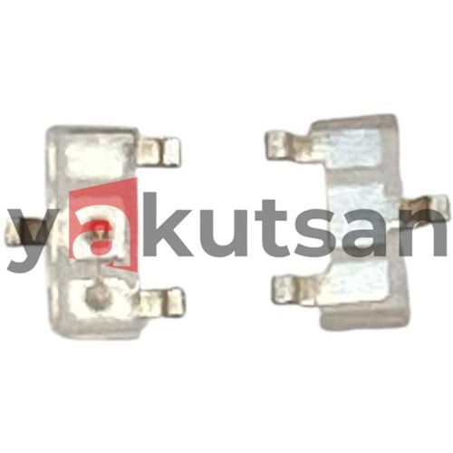 KM-23SGC-F Yeşil LED 568 nm 3-Pinli, Dikdörtgen Mercekli, SMD Montaj SOT-23