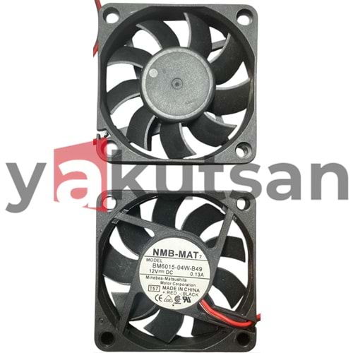 BM6015-04W-B49 12V DC 0.13A 60*60*15
