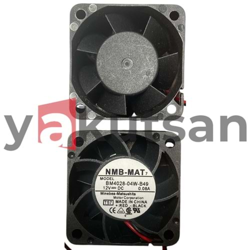 BM4028-04W-B49 12V DC 0.08A 40*40*30 MM