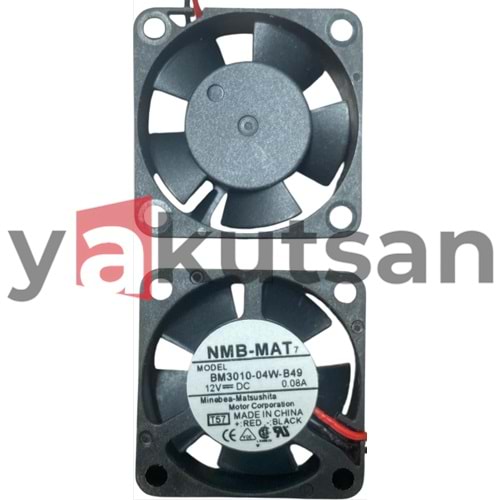 BM3010-04W-B49 12V DC 0.08A 30*30*10 MM